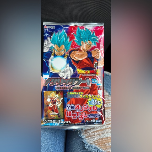 cool collectable dragon ball z gum with collectable sticker🎴 (3 packs bundle) - Picture 2 of 4